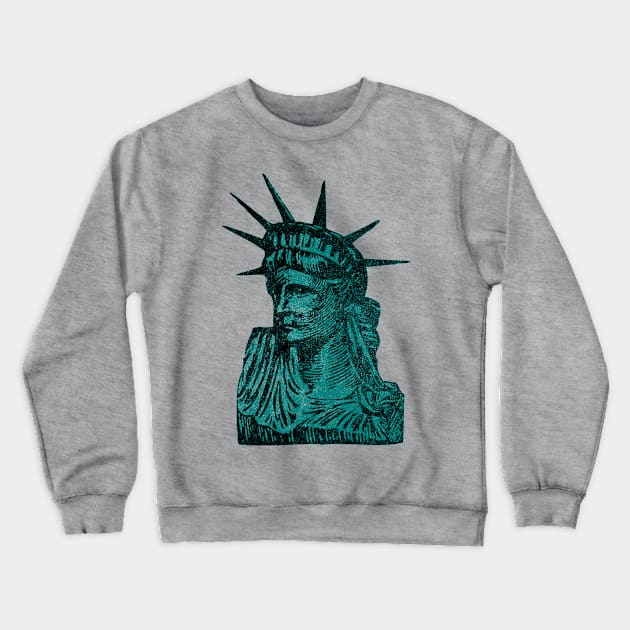 Statue of Liberty 2 Crewneck Sweatshirt by GloopTrekker